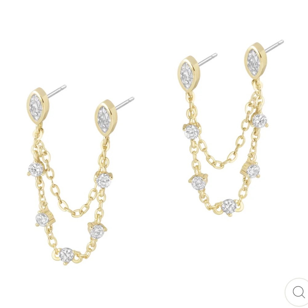 Electric picks Elsa earrings